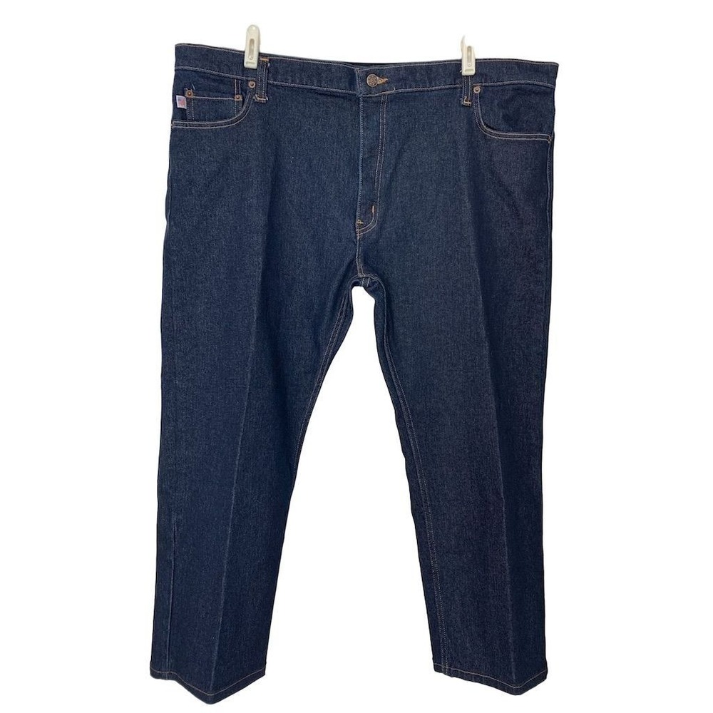All American Clothing Co. Men's Straight Jeans Dark Blue Denim 44 x 26 i…